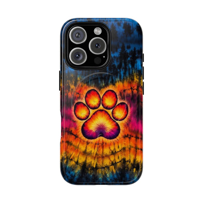 PAW PRINT SWIRL MAGNETIC PHONE CASE  - TLHG2404264