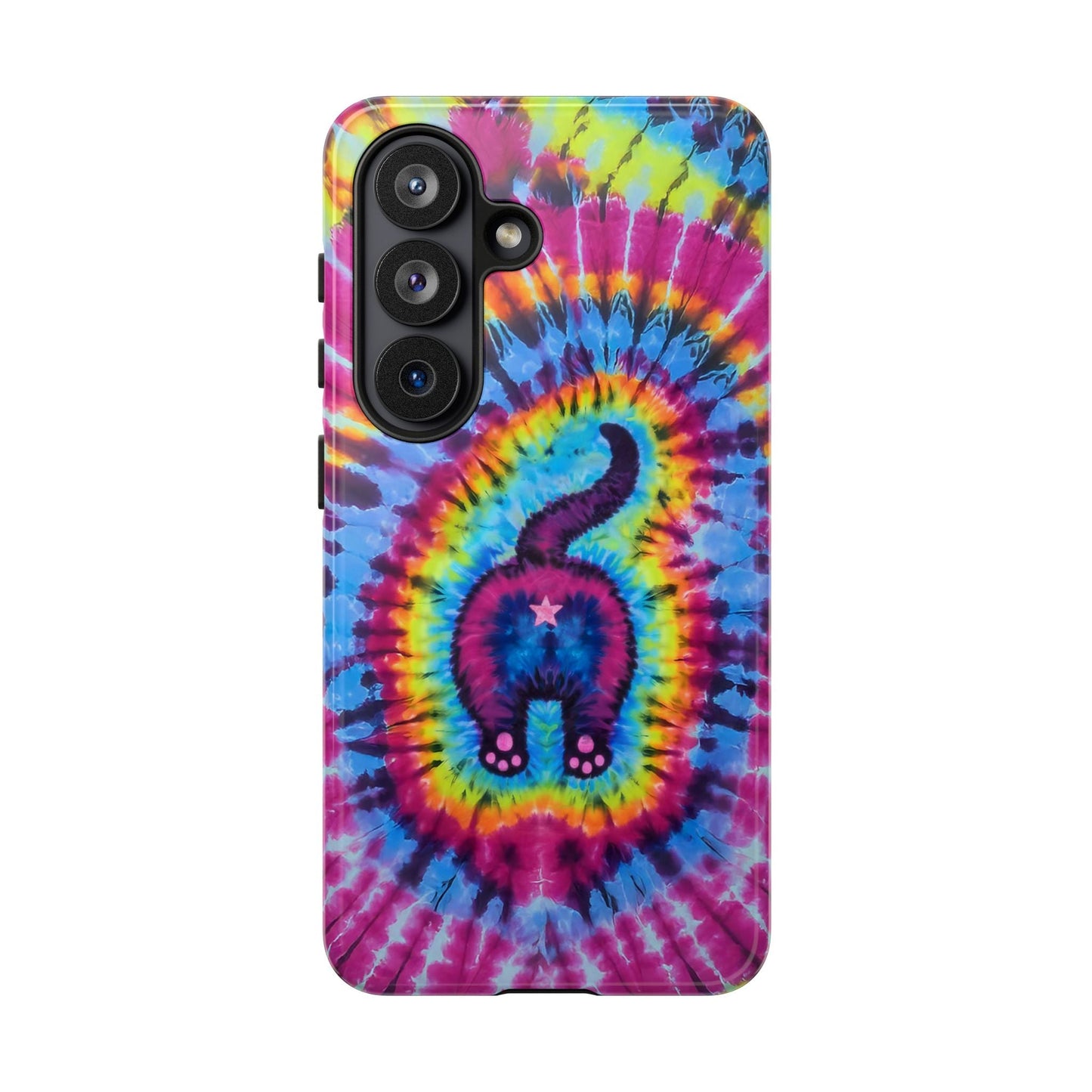 CAT COLORFUL SWIRL PATTERN PHONE CASE - TLTW1404263