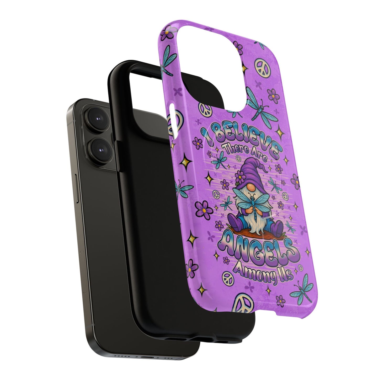 I BELIEVE THERE ARE ANGELS AMONG US GNOME MAGNETIC PHONE CASE - TLNO1604262
