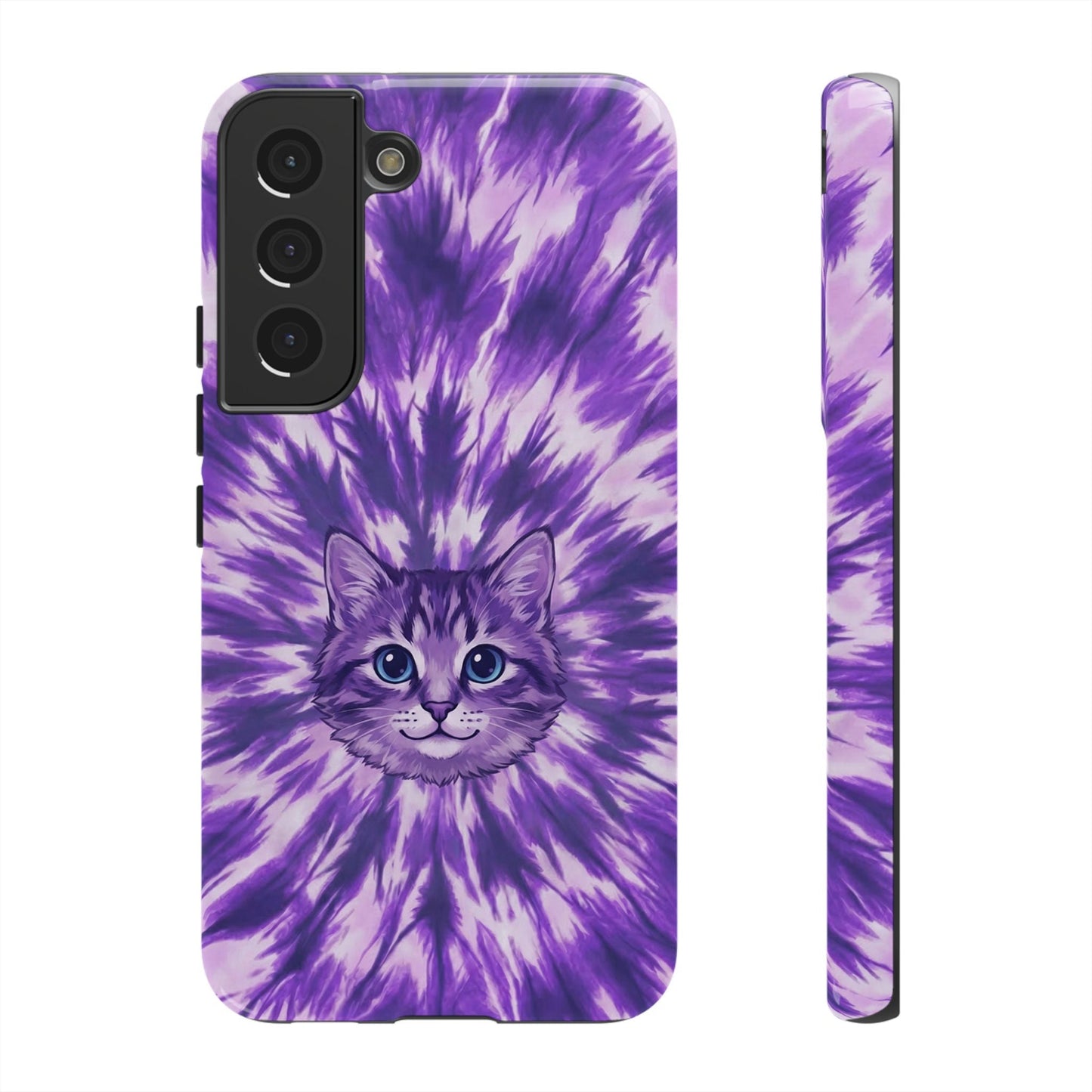 PURPLE AURA CAT PHONE CASE - TYPQ1304269