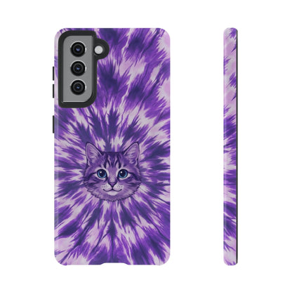 PURPLE AURA CAT PHONE CASE - TYPQ1304269
