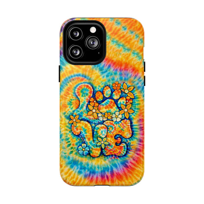 LOVE PAW PRINT SWIRL MAGNETIC PHONE CASE  - TLHN2304264
