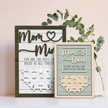 Load image into Gallery viewer, Mother&#39;s Day Custom Puzzle Sign for Grandmother
