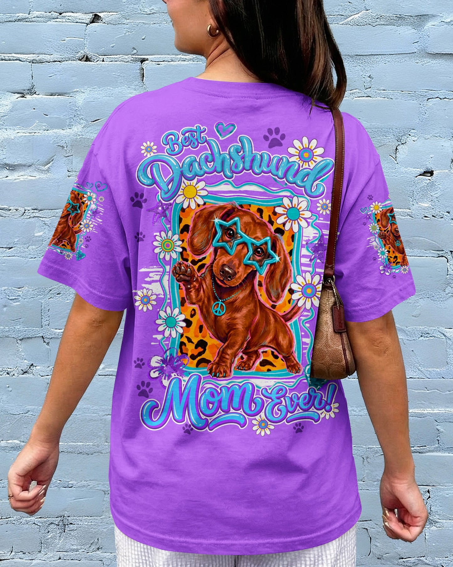 BEST DACHSHUND MOM DOG EVER ALL OVER PRINT - TY1805261