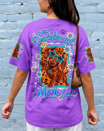 BEST DACHSHUND MOM DOG EVER ALL OVER PRINT - TY1805261