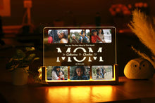 Load image into Gallery viewer, Mom We Love You Custom Acrylic LED Night Light, Mom Gift, Mother&#39;s Day Gift
