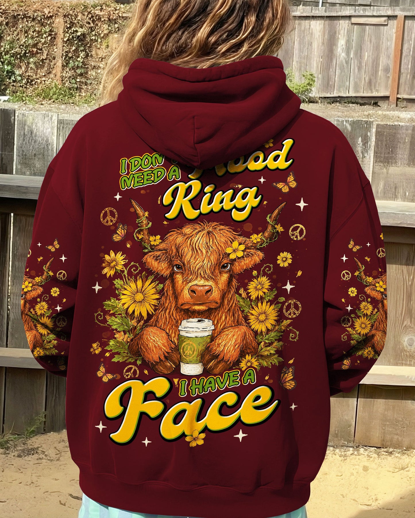 I DON'T NEED A MOOD RING COW ALL OVER PRINT - TLNT2805261