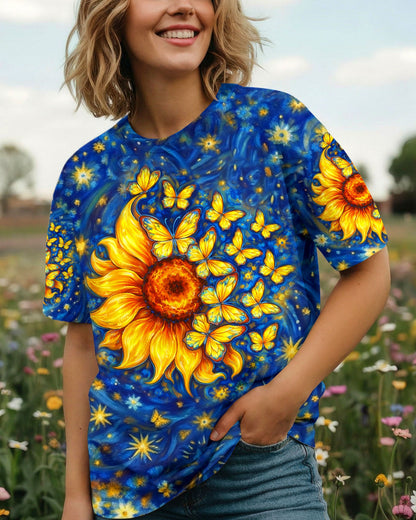WHISPER WORDS OF WISDOM LET IT BE BUTTERFLY SUNFLOWER  ALL OVER PRINT - TLHN0704261