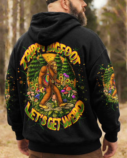TRIPPY BIGFOOT LET'S GET WEIRD BIGFOOT ALL OVER PRINT - TLNT2805262