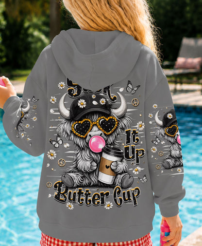 SUCK IT UP BUTTERCUP COW KIDS ALL OVER PRINT  - TLHN0806264