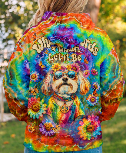 WHISPER WORDS OF WISDOM LET IT BE  SHIH TZU DOG   ALL OVER PRINT  - TLHN1205262
