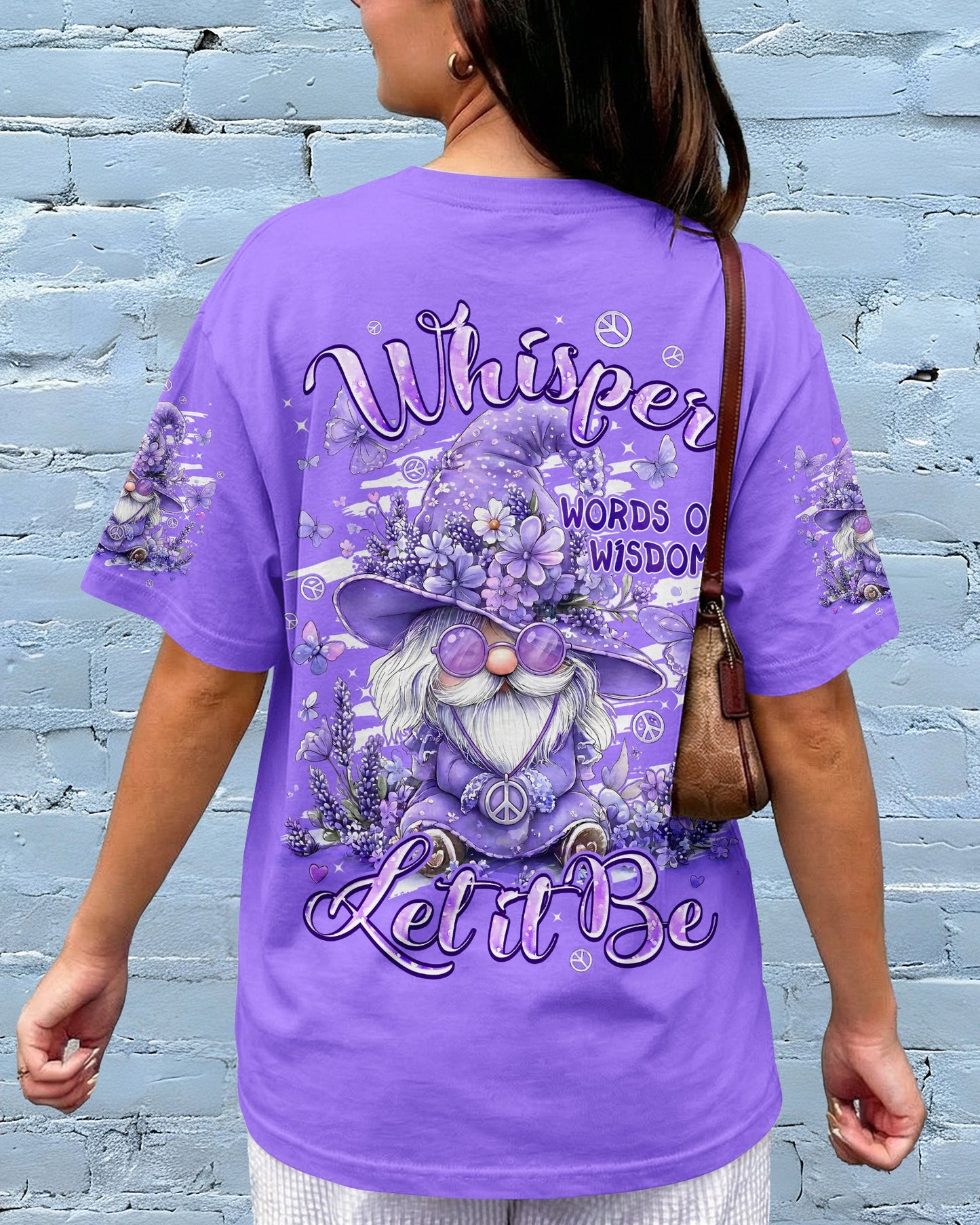 WHISPER WORDS OF WISDOM LET IT BE GNOME ALL OVER PRINT - TYPQ2406263