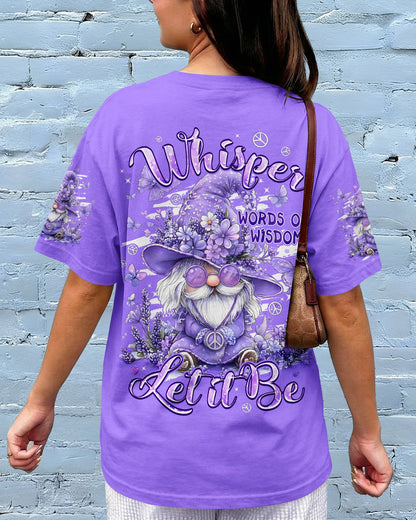 WHISPER WORDS OF WISDOM LET IT BE GNOME ALL OVER PRINT - TYPQ2406263