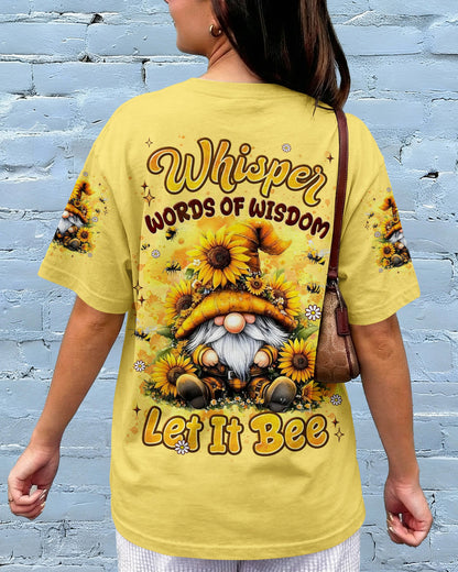 WHISPER WORDS OF WISDOM LET IT BEE GNOME ALL OVER PRINT - TYLN2206262