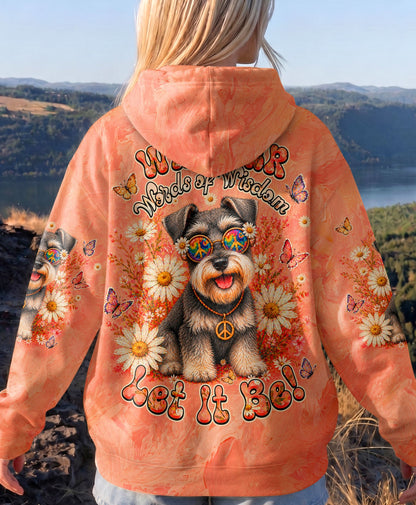 WHISPER WORDS OF WISDOM LET IT BE SCHNAUZER DOG ALL OVER PRINT - TLHN1305262