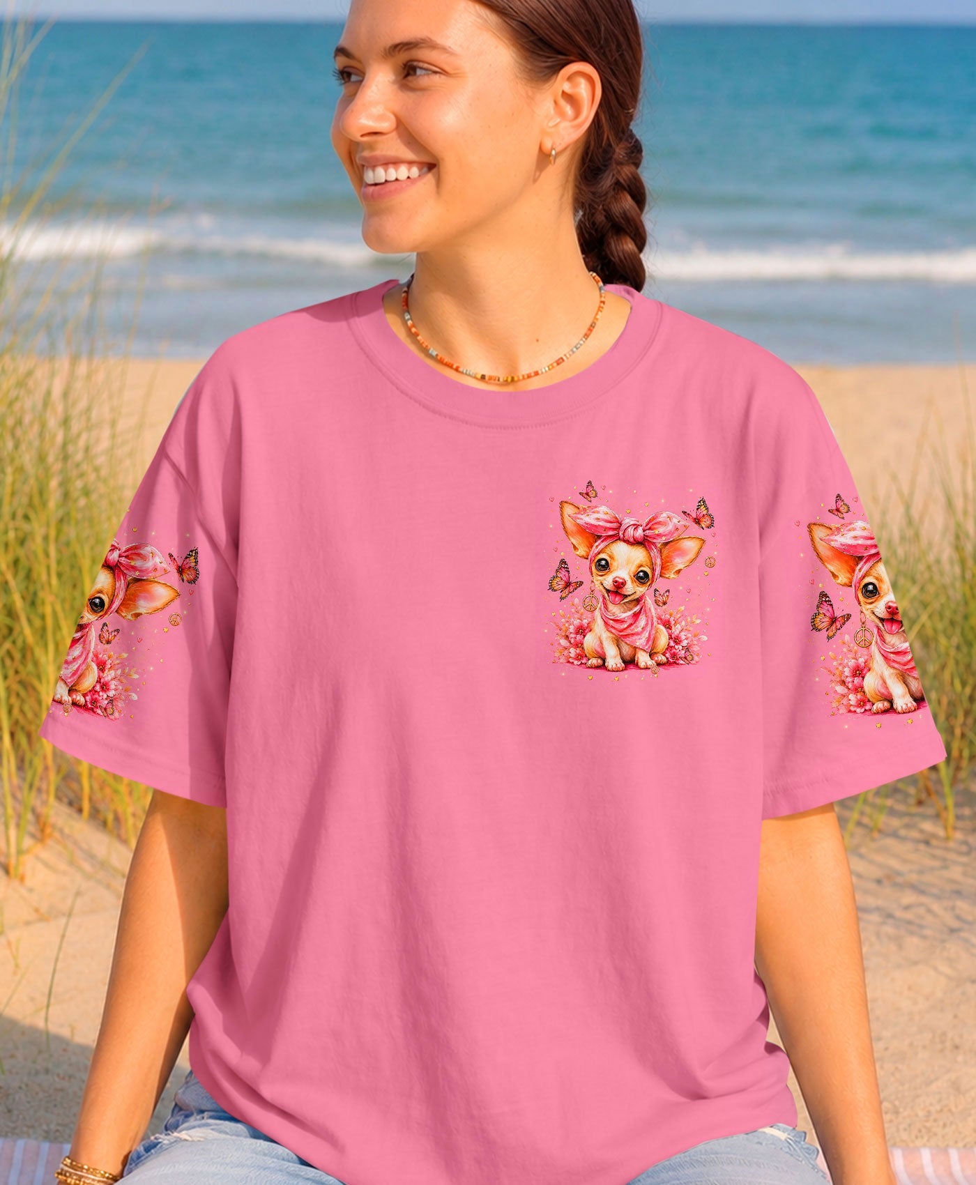 CHIHUAHUA MOM COOLER DOG ALL OVER PRINT - TLHN1805263