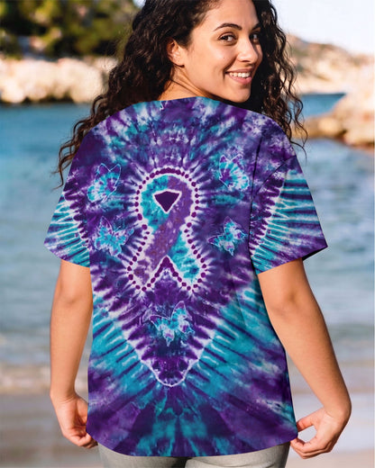 RIBBON BUTTERFLY SUICIDE PREVENTION AWARENESS ALL OVER PRINT - TLHN1704261