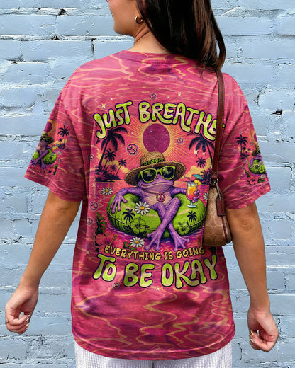 JUST BREATHE FROG ALL OVER PRINT - TYPQ0807261