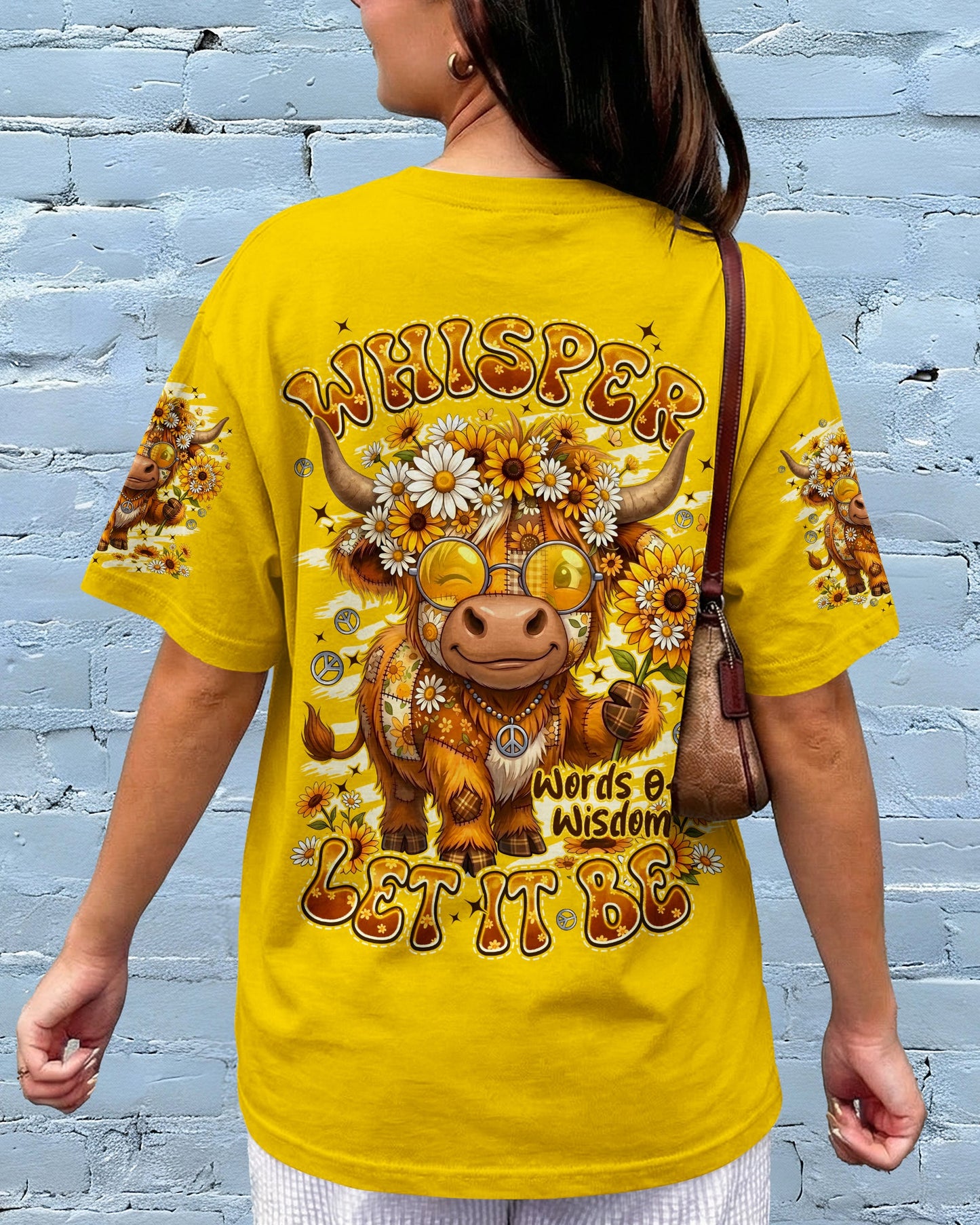 WHISPER WORDS OF WISDOM LET IT BE COW ALL OVER PRINT - TYPQ0906262