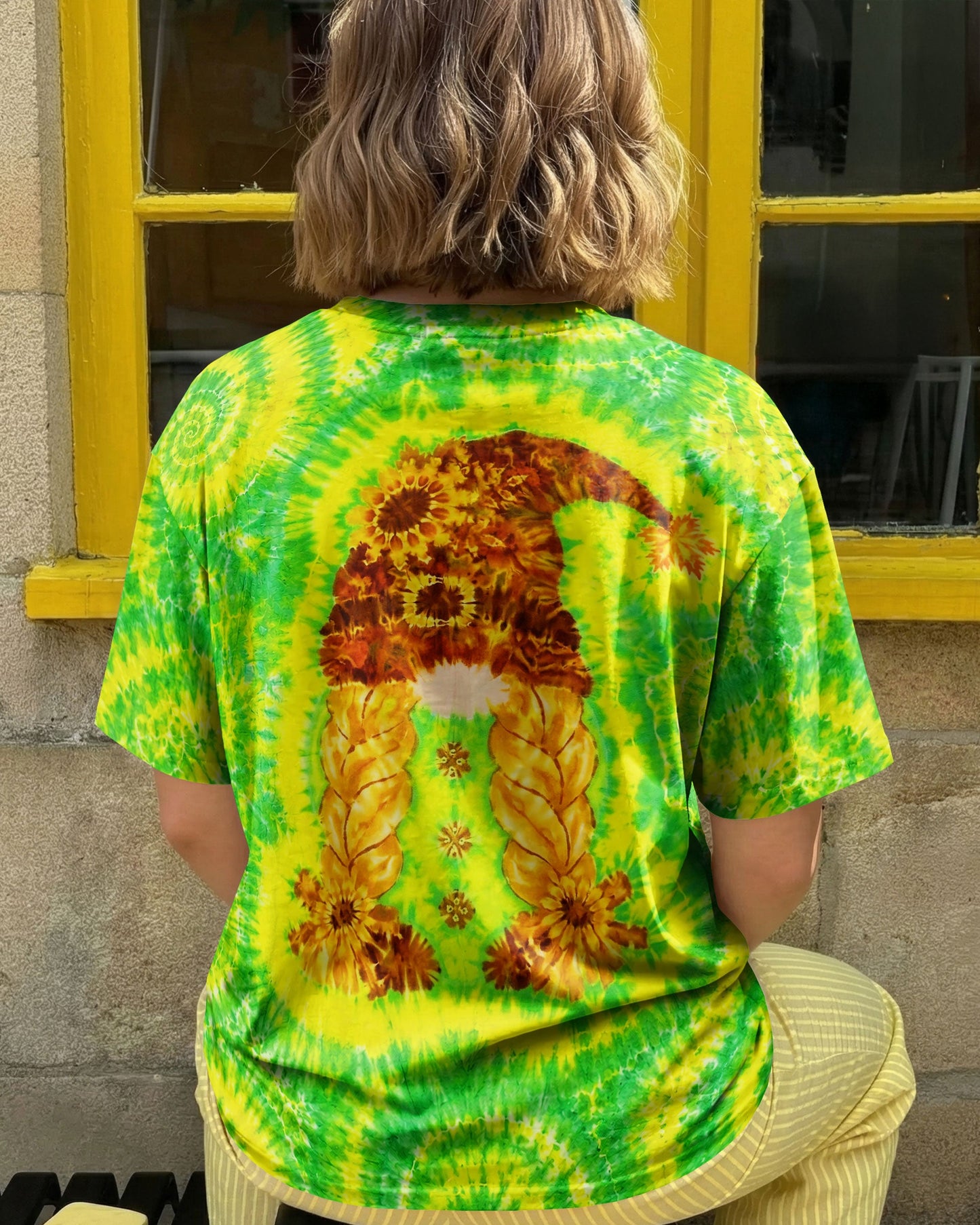 SUNFLOWER GNOME BURST ALL OVER PRINT - TLNT1605262