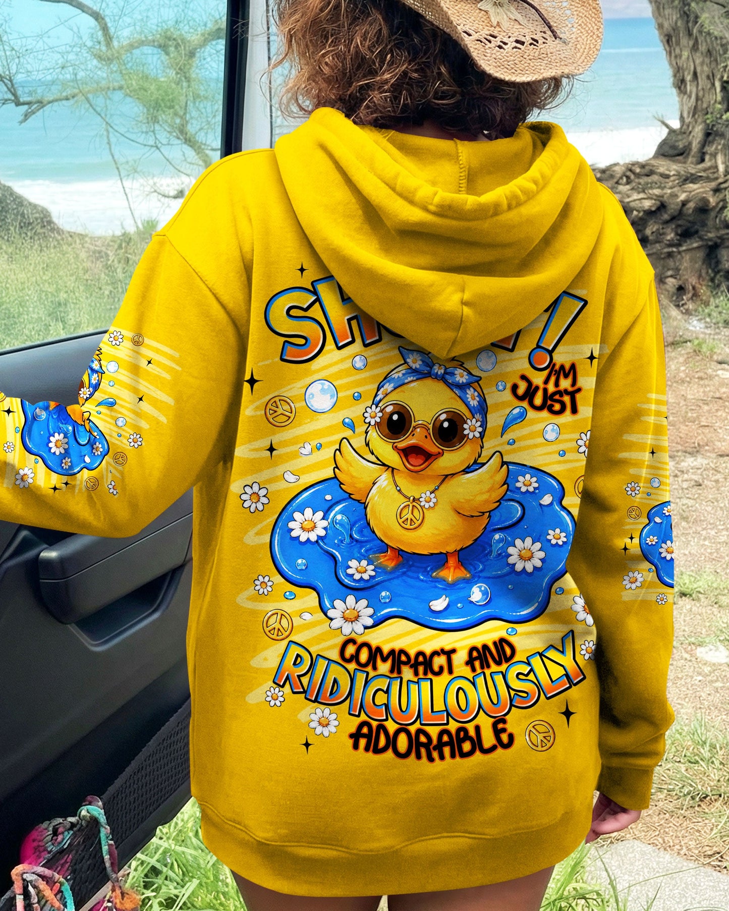 I'M NOT SHORT DUCK ALL OVER PRINT - TLNT2005261