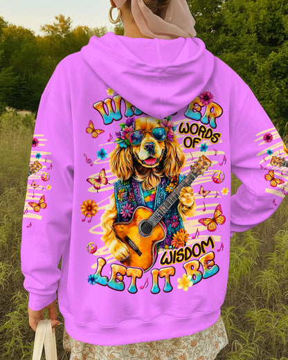 WHISPER WORDS OF WISDOM LET IT BE COCKER SPANIEL DOG ALL OVER PRINT  - TLNT2105263