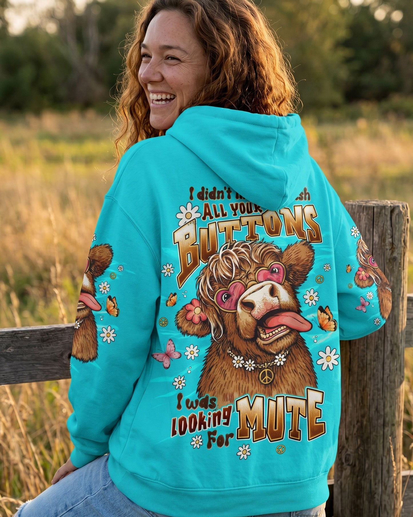 I DIDN'T MEAN TO PUSH COW ALL OVER PRINT  - TLTW1506261
