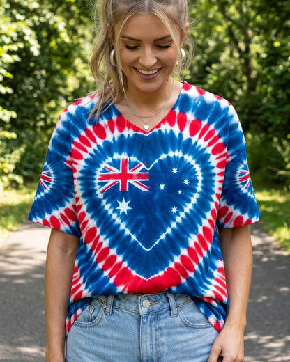 AUSTRALIA FLAG HEART ALL OVER PRINT - TYPQ1106263