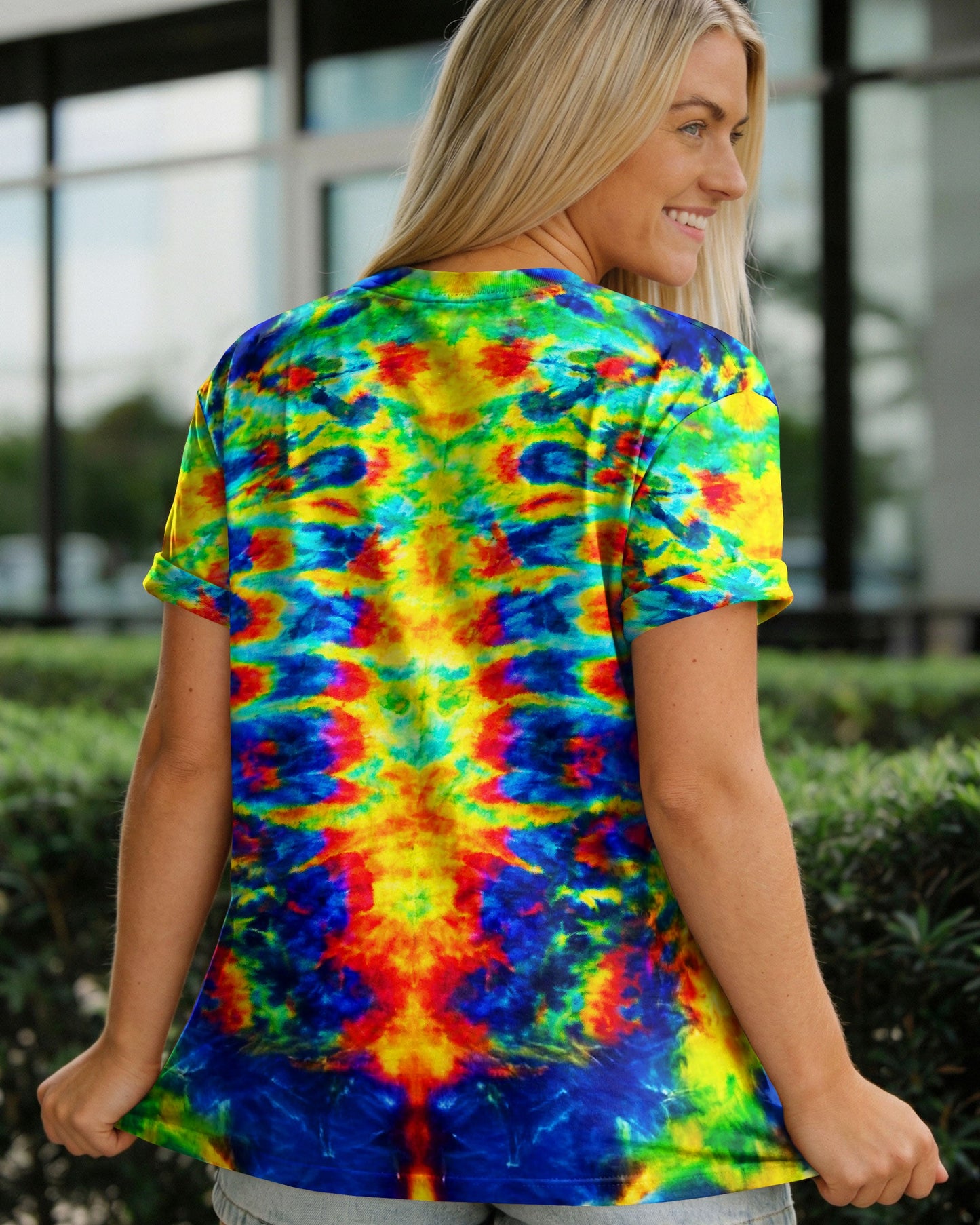 HIPPIE DRAGONFLY COLORFUL SWIRL ALL OVER PRINT  - TLNT0204262