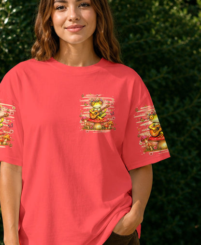 WHISPER WORDS OF WISDOM LET IT BE FROG ALL OVER PRINT  - TLHN0107264