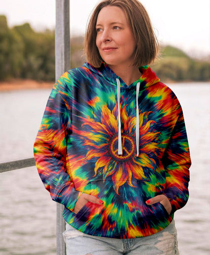 PEACE SUNFLOWER ART COLORFUL ALL OVER PRINT - TLHN0707263