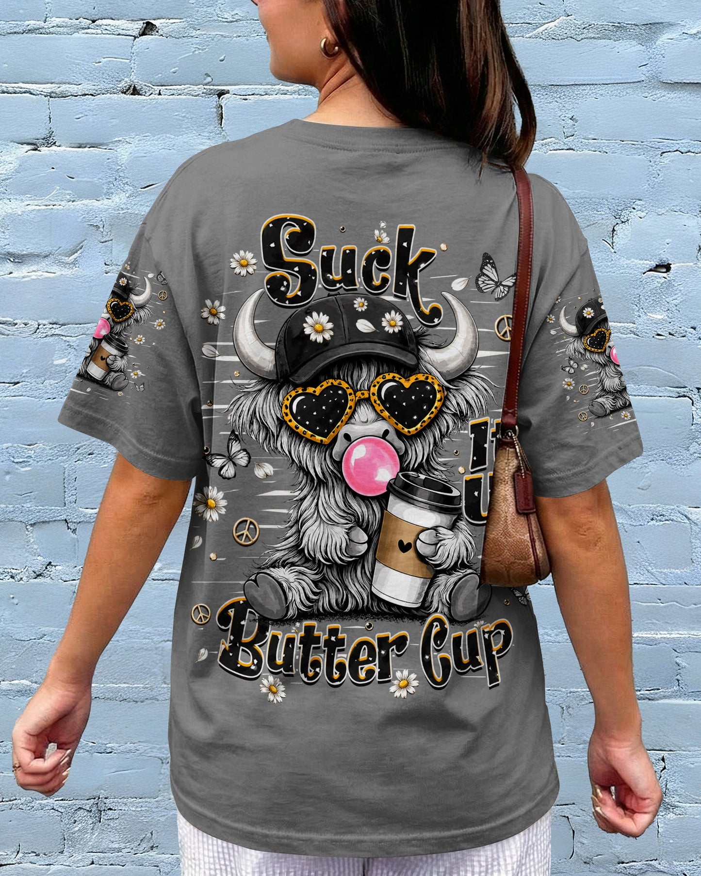 SUCK IT UP BUTTERCUP COW ALL OVER PRINT  - TLHN2505263