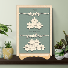 Load image into Gallery viewer, Mother&#39;s Day Custom First Mom Now Grandma Puzzle Sign
