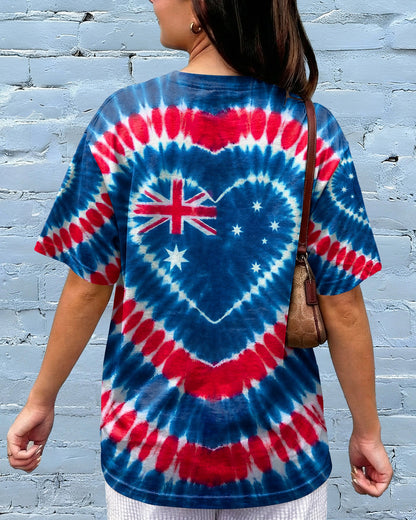 AUSTRALIA FLAG HEART ALL OVER PRINT - TYPQ1106263