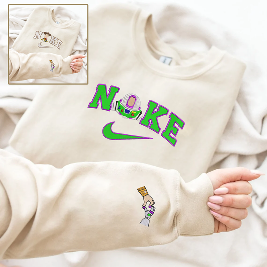 Personalized Embroidered Woody And Buzz Hoodie T-Shirt Sweatshirt