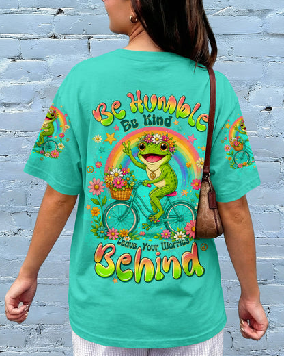 BE HUMBLE BE KIND FROG ALL OVER PRINT - TLTW0207264