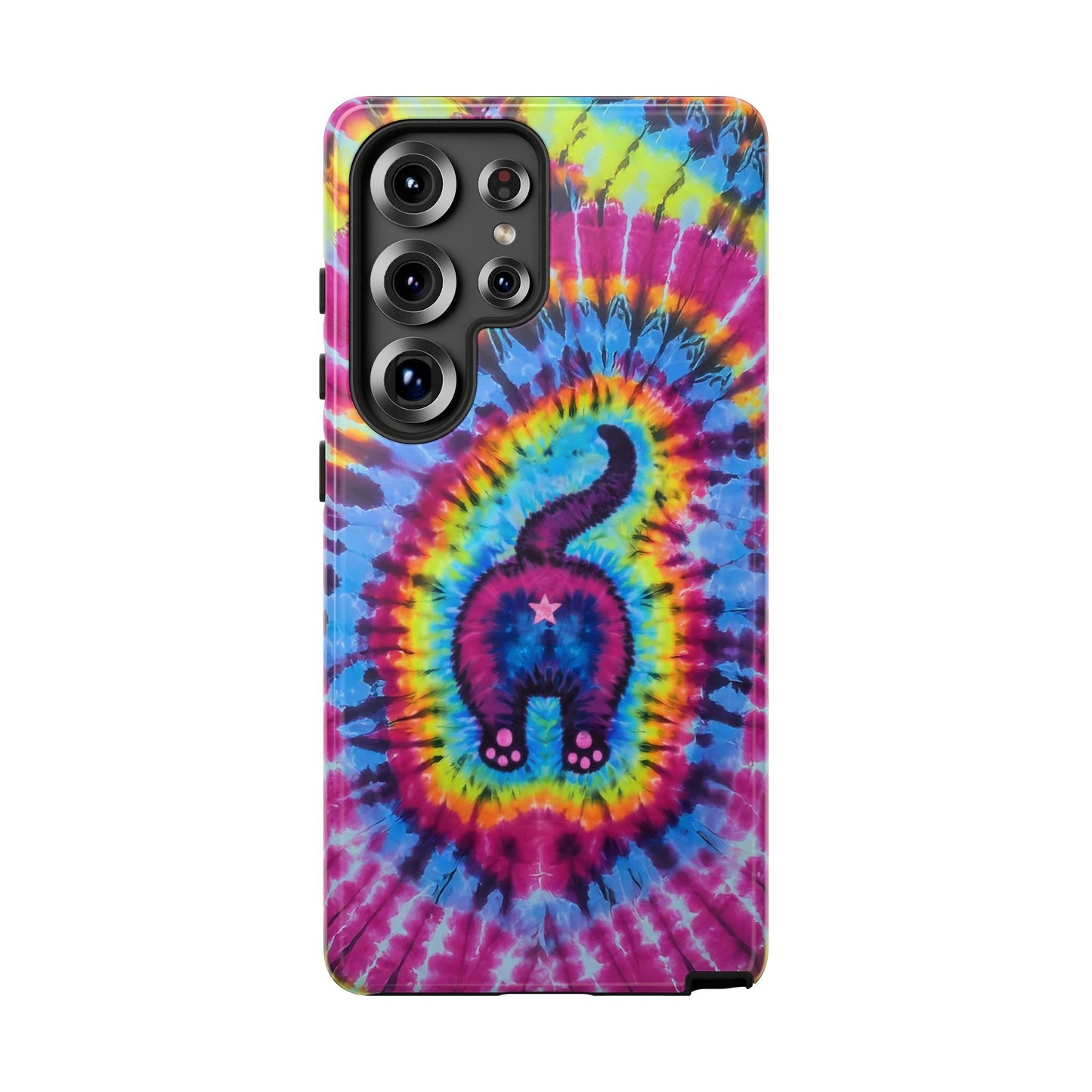 CAT COLORFUL SWIRL PATTERN PHONE CASE - TLTW1404263