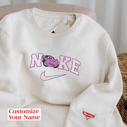 Personalized Embroidered Cars Hoodie T-Shirt Sweatshirt