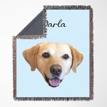 Load image into Gallery viewer, Personalized Pet Custom Woven Blanket
