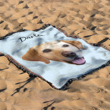 Load image into Gallery viewer, Personalized Pet Custom Woven Blanket
