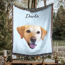 Load image into Gallery viewer, Personalized Pet Custom Woven Blanket
