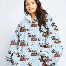 Load image into Gallery viewer, Personalized Dog Car Blanket Hoodie
