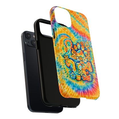 LOVE PAW PRINT SWIRL MAGNETIC PHONE CASE  - TLHN2304264