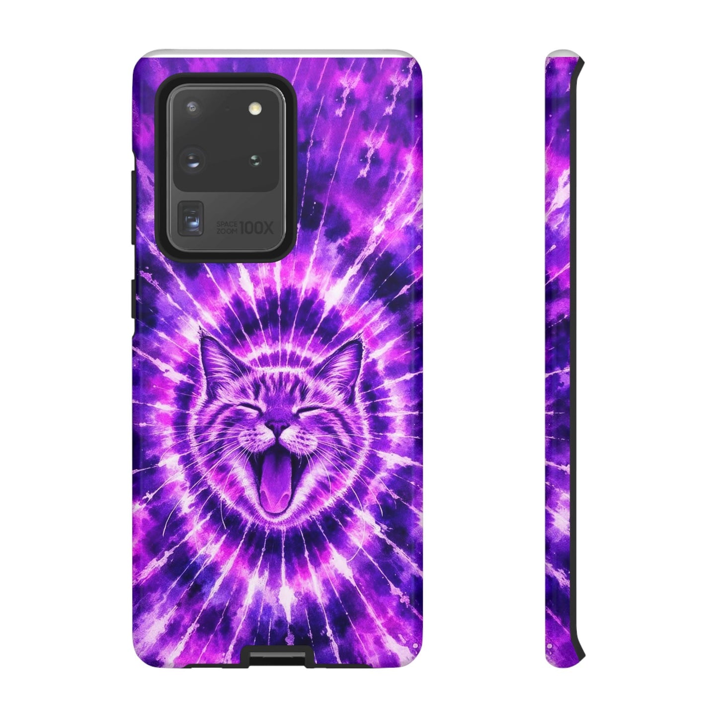 CAT PURPLE SWIRL PHONE CASE  - TLHN1504263