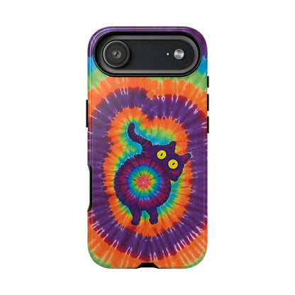 FUNNY CAT SWIRL PHONE CASE - TLNO1604261