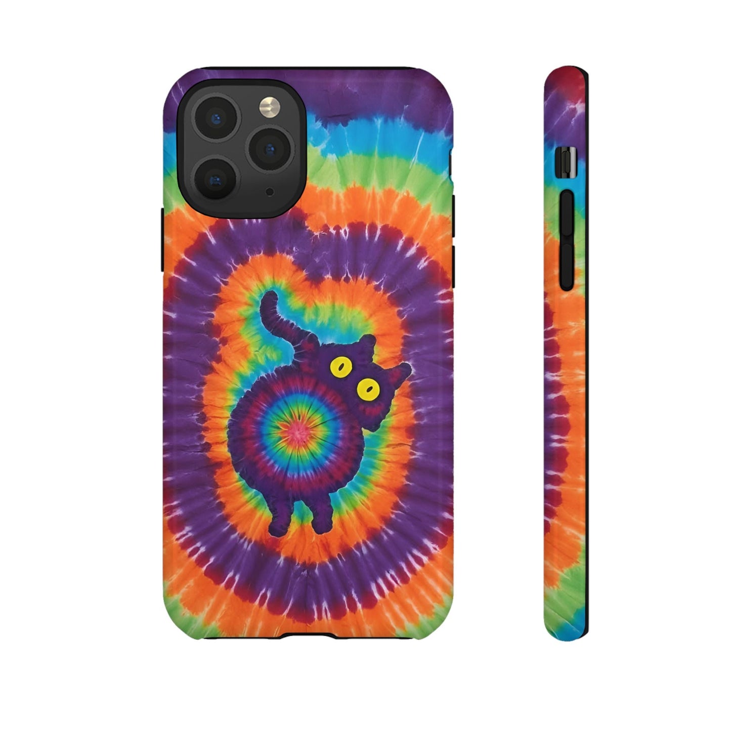 FUNNY CAT SWIRL PHONE CASE - TLNO1604261