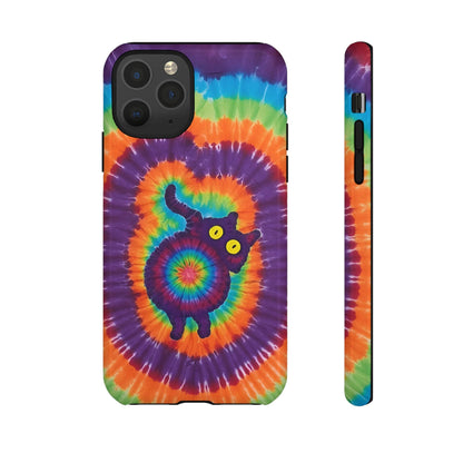 FUNNY CAT SWIRL PHONE CASE - TLNO1604261