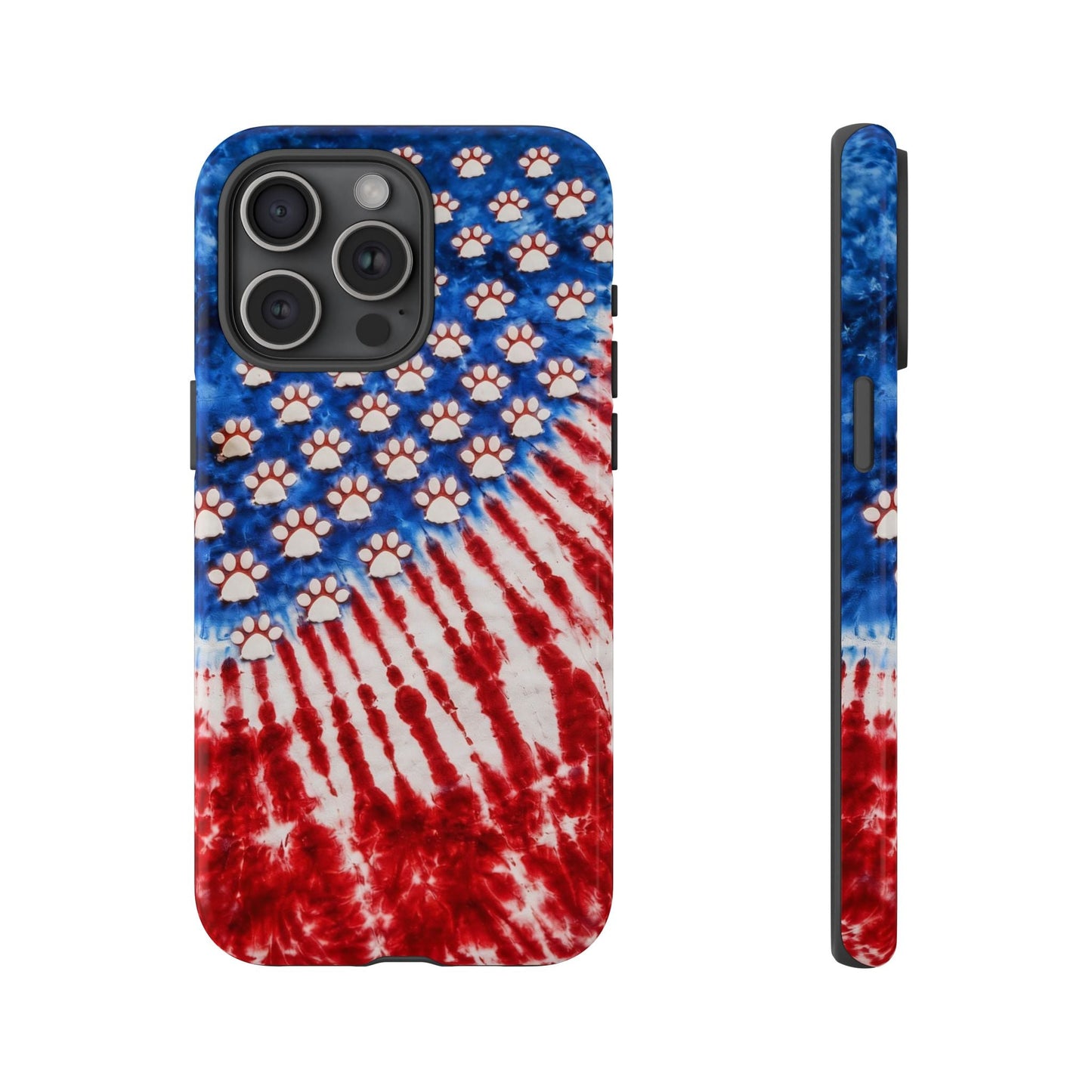 PAW PRINT RED WHITE & BLUE PHONE CASE - TLHG1704262