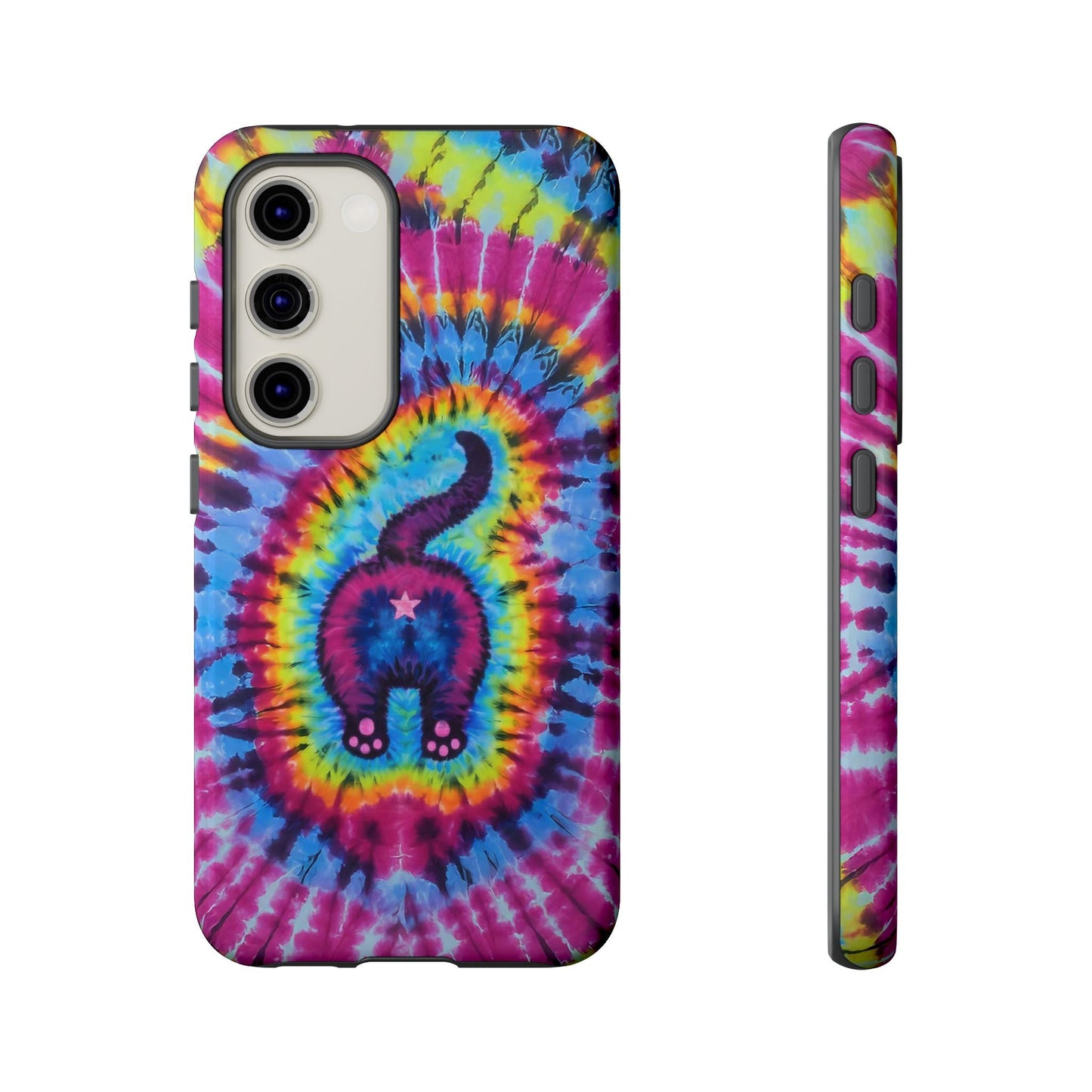 CAT COLORFUL SWIRL PATTERN PHONE CASE - TLTW1404263