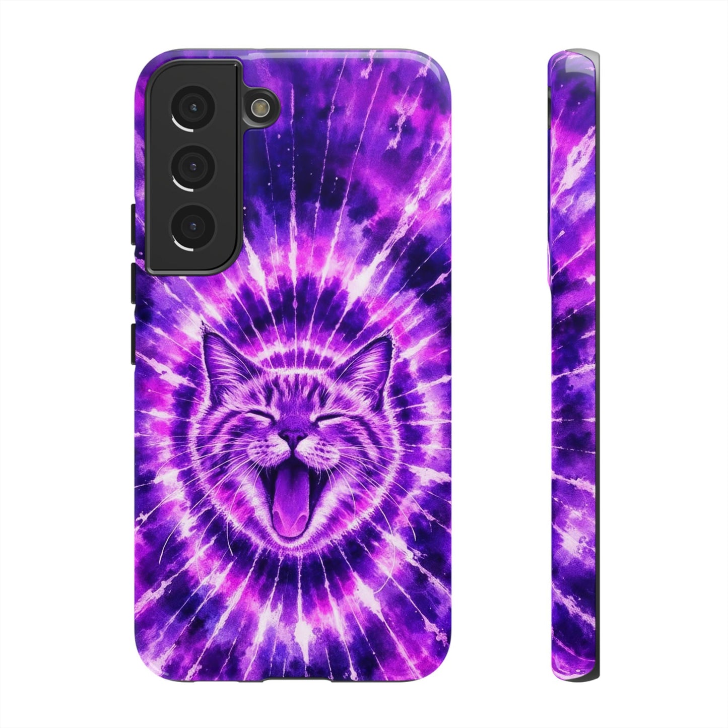 CAT PURPLE SWIRL PHONE CASE  - TLHN1504263